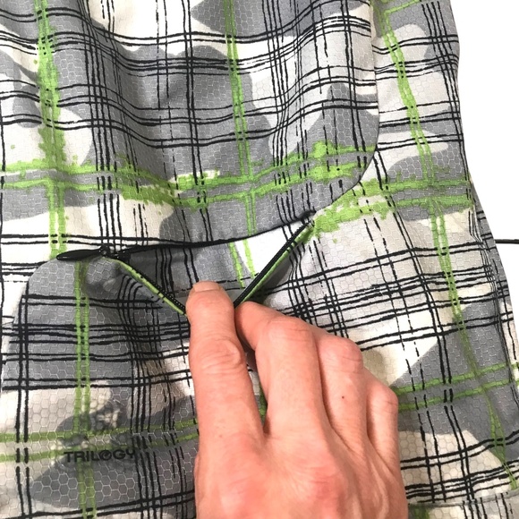 Trilogy Women's Gray Green Plaid Snow Pants / Insulated Ski/Snowboard Pants XXS - Picture 5 of 16